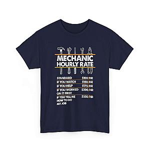 Mechanic Hour Rate T-Shirt | Funny Car Guy Mechanic Tee