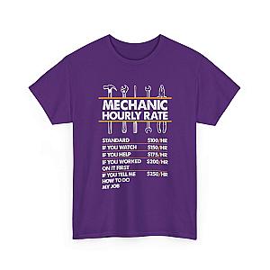 Mechanic Hour Rate T-Shirt | Funny Car Guy Mechanic Tee