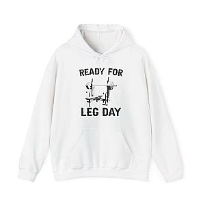 Ready for Leg Day Hoodie | Funny Gym Sweatshirt for Men