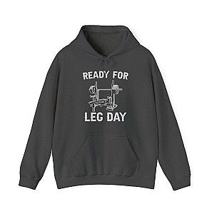 Ready for Leg Day Hoodie | Funny Gym Sweatshirt for Men
