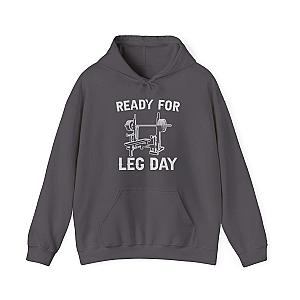 Ready for Leg Day Hoodie | Funny Gym Sweatshirt for Men