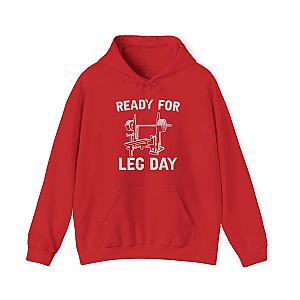 Ready for Leg Day Hoodie | Funny Gym Sweatshirt for Men