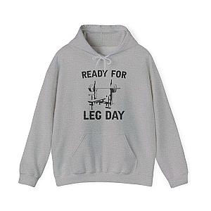 Ready for Leg Day Hoodie | Funny Gym Sweatshirt for Men