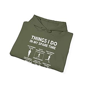 Things I Do In My Spare Time Hoodie | Funny Running Sweatshirt