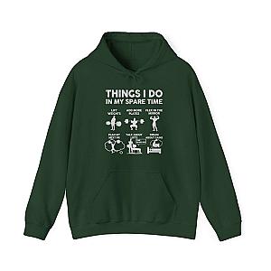 Things I Do In My Spare Time Hoodie | Funny GYM Sweatshirt for Men
