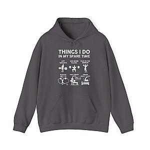 Things I Do In My Spare Time Hoodie | Funny GYM Sweatshirt for Men