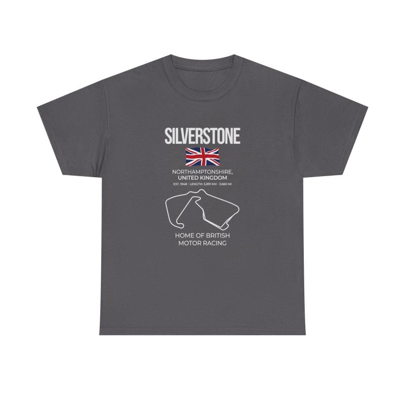 Silverstone Race Track T-Shirt | British Grand Prix Circuit Motorsport Tee