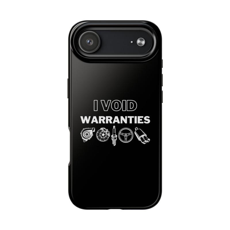 Void Warranties Phone Case | Car Guy Gearhead Gift