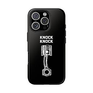 Knock Knock Broken Piston Phone Case | Funny Mechanic Car Guy Gift