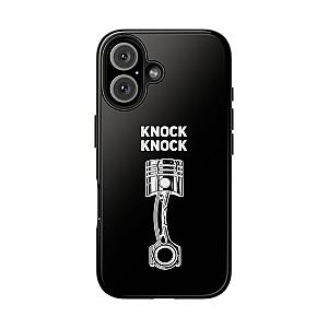 Knock Knock Broken Piston Phone Case | Funny Mechanic Car Guy Gift