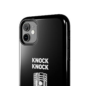 Knock Knock Broken Piston Phone Case | Funny Mechanic Car Guy Gift