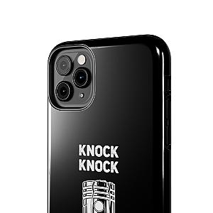 Knock Knock Broken Piston Phone Case | Funny Mechanic Car Guy Gift