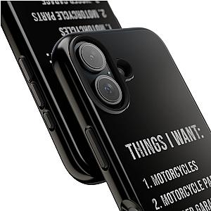 Things I Want: Motorcycles Phone Case | Biker Gift