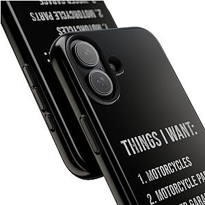 Things I Want: Motorcycles Phone Case | Biker Gift