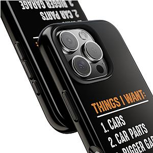 Things I Want: Cars Phone Case | Car Enthusiast Gift