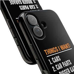 Things I Want: Cars Phone Case | Car Enthusiast Gift