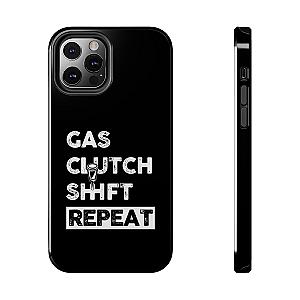 Gas Clutch Shift Repeat Phone Case | JDM Manual Transmission Gift