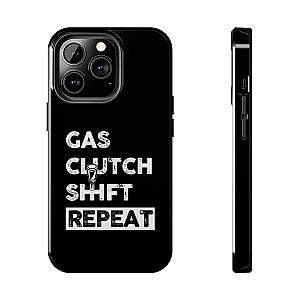 Gas Clutch Shift Repeat Phone Case | JDM Manual Transmission Gift