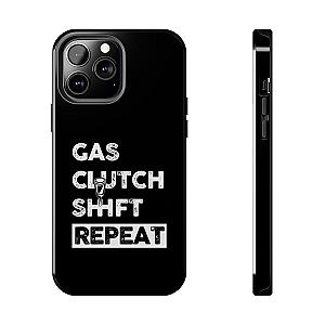 Gas Clutch Shift Repeat Phone Case | JDM Manual Transmission Gift