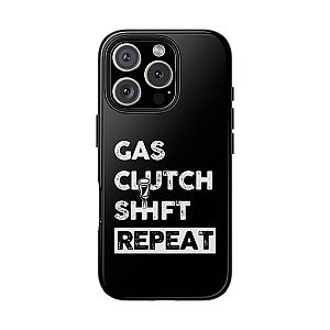 Gas Clutch Shift Repeat Phone Case | JDM Manual Transmission Gift