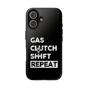 Gas Clutch Shift Repeat Phone Case | JDM Manual Transmission Gift
