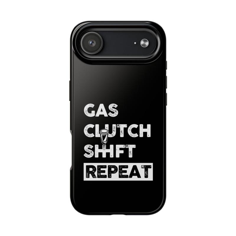 Gas Clutch Shift Repeat Phone Case | JDM Manual Transmission Gift