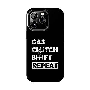 Gas Clutch Shift Repeat Phone Case | JDM Manual Transmission Gift