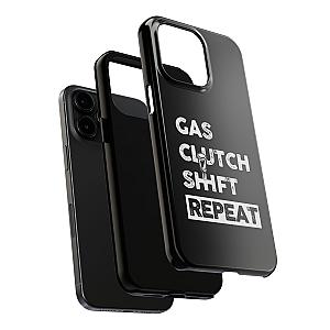 Gas Clutch Shift Repeat Phone Case | JDM Manual Transmission Gift