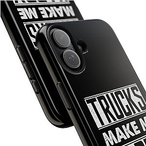 Trucks Make Me Happy Phone Case | Funny Truck Enthusiast Gift