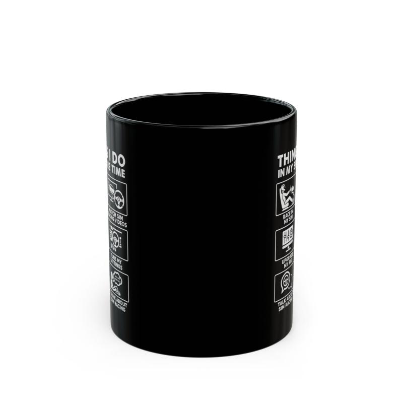 Sim Racing Things I Do In My Spare Time Mug | Racing Simulator Gift