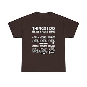 Things I Do In My Spare Time Motorcycle T-Shirt | Biker Gift Tee