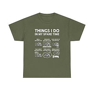 Things I Do In My Spare Time Motorcycle T-Shirt | Biker Gift Tee