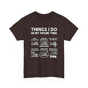 Things I Do In My Spare Time Motorcycle T-Shirt | Biker Gift Tee