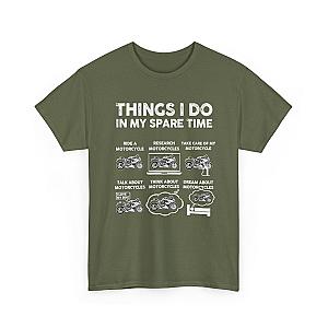 Things I Do In My Spare Time Motorcycle T-Shirt | Biker Gift Tee