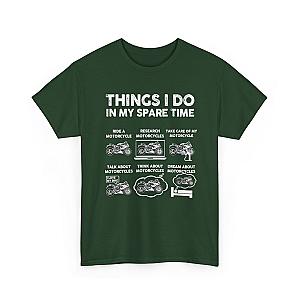 Things I Do In My Spare Time Motorcycle T-Shirt | Biker Gift Tee