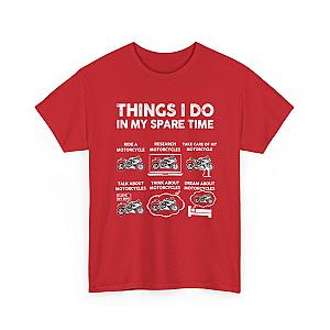 Things I Do In My Spare Time Motorcycle T-Shirt | Biker Gift Tee