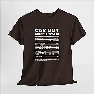 Car Guy Nutrition Facts Funny Cotton T-Shirt