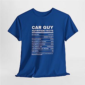 Car Guy Nutrition Facts Funny Cotton T-Shirt