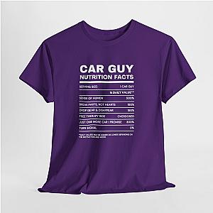 Car Guy Nutrition Facts Funny Cotton T-Shirt
