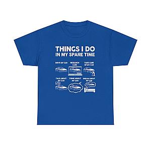 Things I Do In My Spare Time Tesla Owner T-Shirt | EV Car Guy Tee
