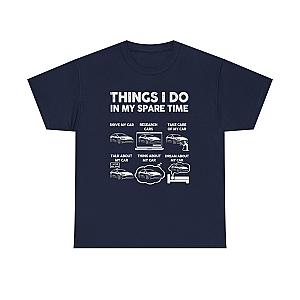 Things I Do In My Spare Time Tesla Owner T-Shirt | EV Car Guy Tee