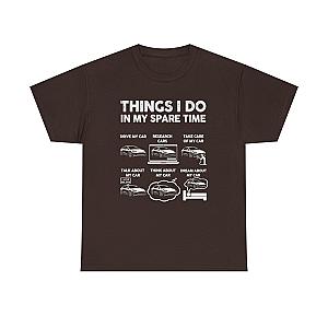 Things I Do In My Spare Time Tesla Owner T-Shirt | EV Car Guy Tee