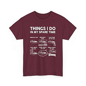 Things I Do In My Spare Time Tesla Owner T-Shirt | EV Car Guy Tee