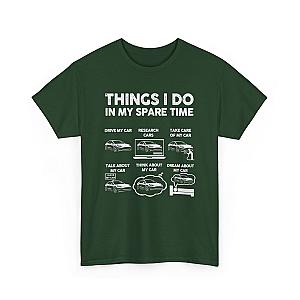 Things I Do In My Spare Time Tesla Owner T-Shirt | EV Car Guy Tee