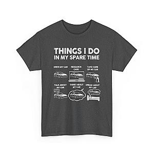 Things I Do In My Spare Time Tesla Owner T-Shirt | EV Car Guy Tee