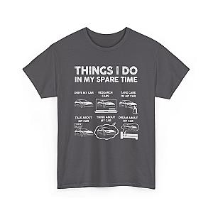 Things I Do In My Spare Time Tesla Owner T-Shirt | EV Car Guy Tee