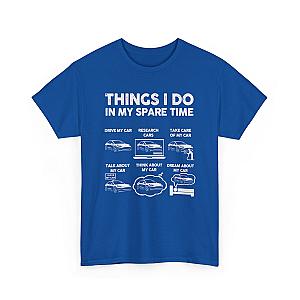 Things I Do In My Spare Time Tesla Owner T-Shirt | EV Car Guy Tee