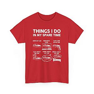 Things I Do In My Spare Time Tesla Owner T-Shirt | EV Car Guy Tee