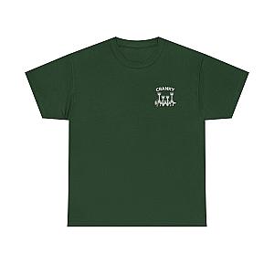 Cranky Minimalist Mechanic T-Shirt | Small Chest Print Crankshaft Tee