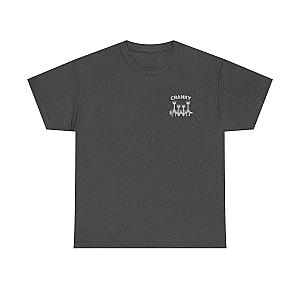 Cranky Minimalist Mechanic T-Shirt | Small Chest Print Crankshaft Tee